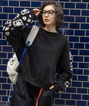トレーナー スウェット クロシェコンビプルオー...の詳細画像3