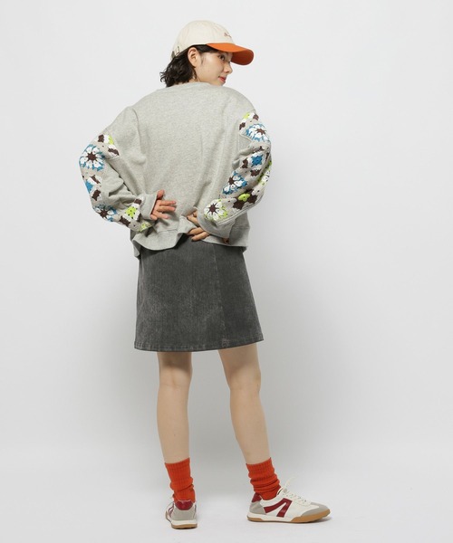 【人気完売商品】✨niko and... クロシェコンビプルオーバー　L クロシェコンビプルオーバー（スウェット）｜niko and