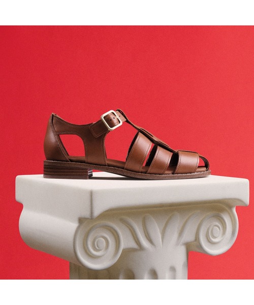 Clarks サンダル Hana Sun / ハナサン（タンレザー） レディース