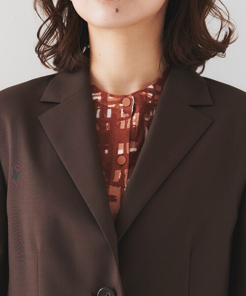 ブラウンレザーシングルブレストジャケット シングルブレストジャケット - メンズ | Ferragamo