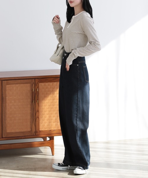 SUNFLOWER EIGHT（サンフラワーエイト） tシャツ 2wayヘンリーネック