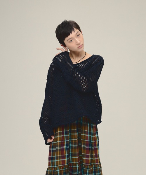 極美品。yori ラメワイドプルオーバー ラメワイドプルオーバー | all item| yori