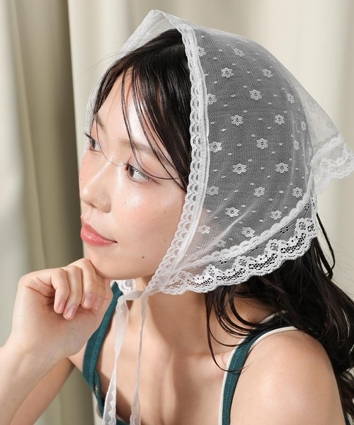 花柄 レース バブーシュカ : ZOZOTOWN Yahoo!店 - 通販 - Yahoo