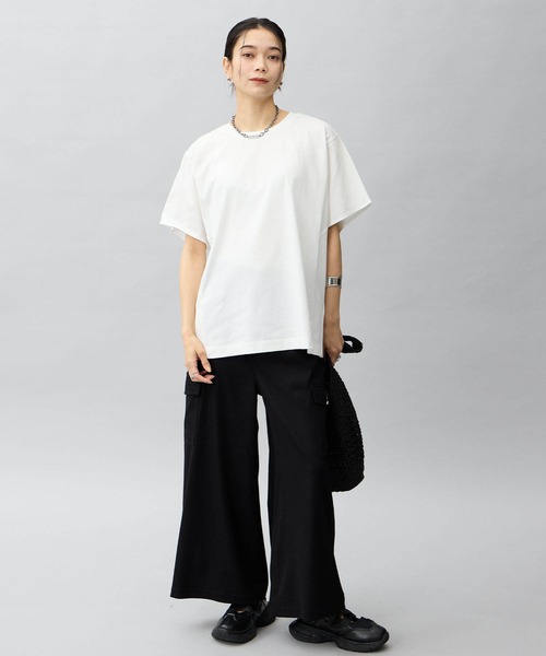 ONE'S TRUE tシャツ 「2025年春夏」サイドマチプルオーバー