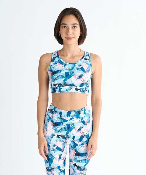 ROXY（ロキシー） スポーツブラ YOUR FLAVA BRA/ロキシー総柄ハイ