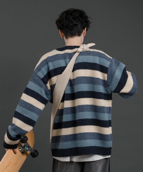 「MUHET」 長袖ニット MEDIUM ブラウン レディース_画像4
