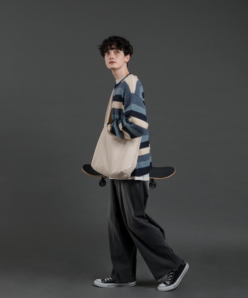 「MUHET」 長袖ニット MEDIUM ブラウン レディース_画像6