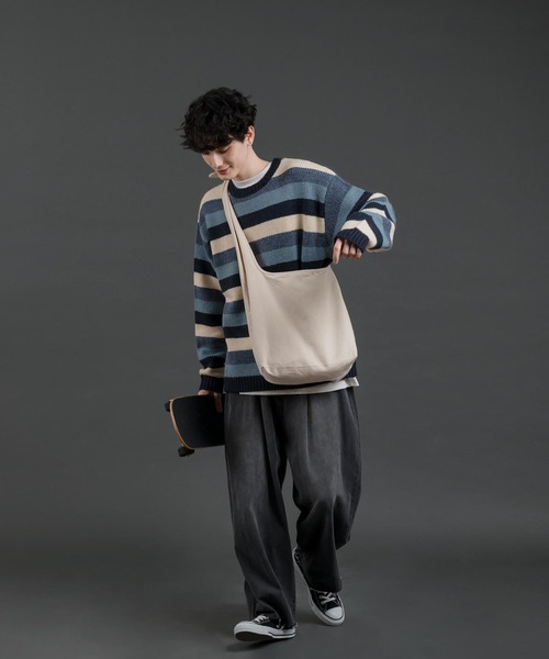 「MUHET」 長袖ニット MEDIUM ブラウン レディース_画像7