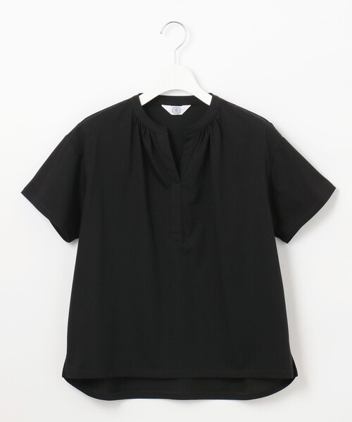 J.press【接触冷感】プレーティングジャージー ペプラム カットソー J.PRESS｜【接触冷感】プレーティングジャージー ペプラム