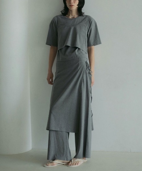 anuke tシャツ Layered Cut T-shirts 62510623 レディース
