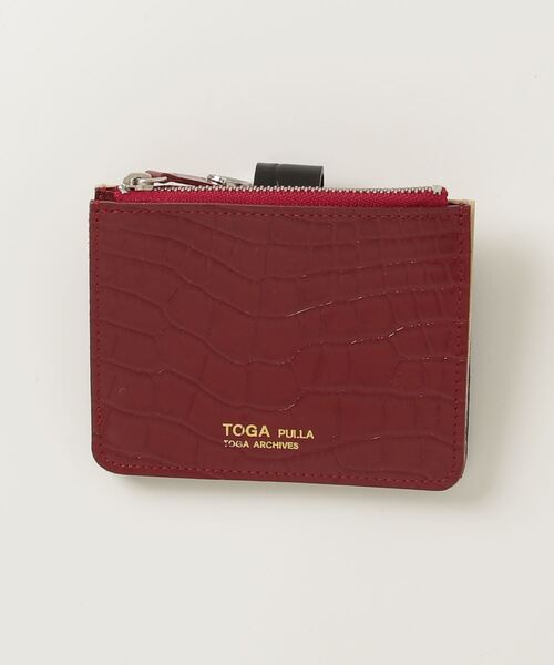 美しい PULLA」 「TOGA PULLA TOGA コインケース ブラック SIZE ONE 小物