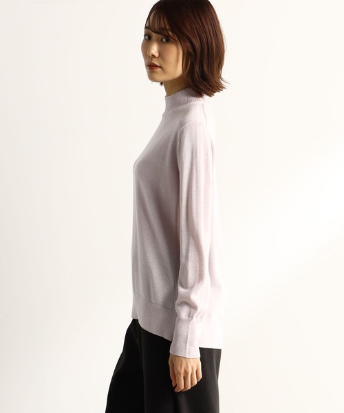 「A/C DESIGN BY ALPHA CUBIC」 長袖ニット LL レッド レディース_画像7