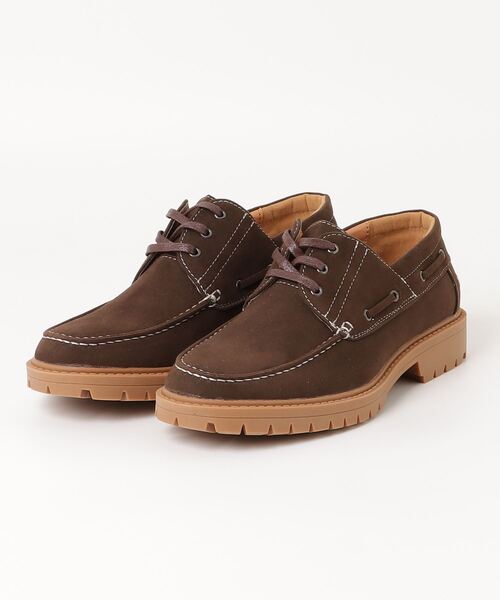【美品】REGAL 3eyes デッキシューズ 26 バーガンディ ラグソール Dedes（デデス） デッキシューズ Dedes/デッキシューズ ラグソール