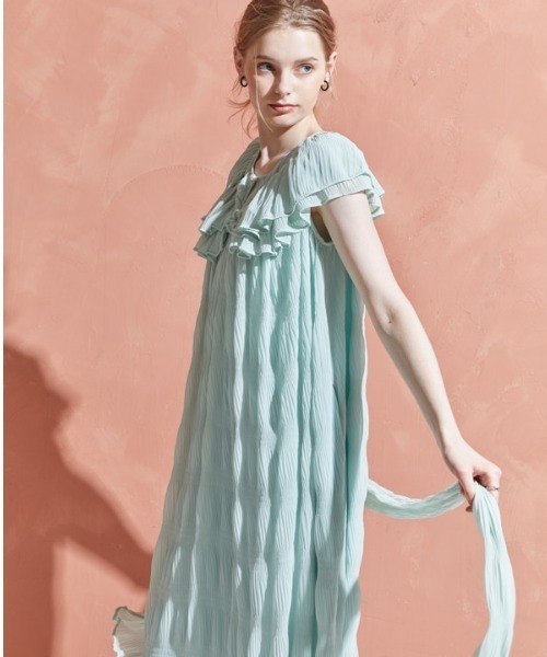 エラディエ ワンピース ERADIE（エラディエ） ワンピース Border Pleated Long one-piece