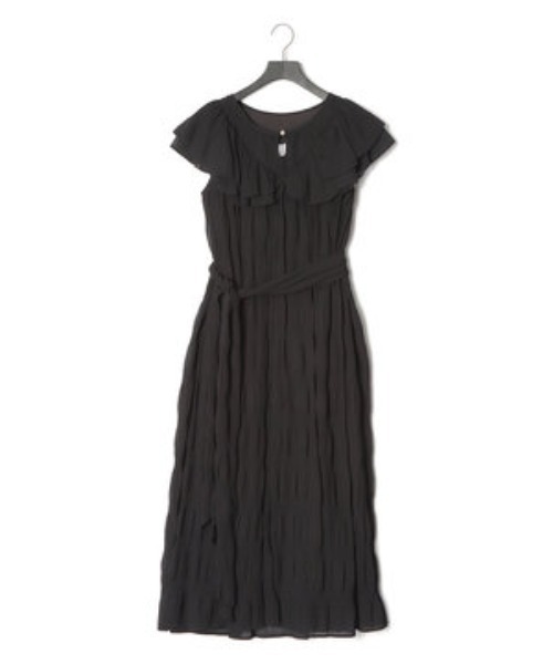 ERADIE（エラディエ） ワンピース Border Pleated Long one-piece