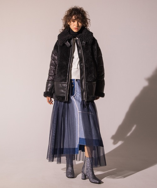 AULA AILA（アウラ アイラ） ダウンジャケット 0 アイボリー