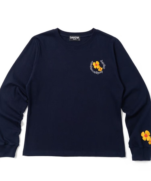 tシャツ フラワーロゴ L/S Tシャツ レディース