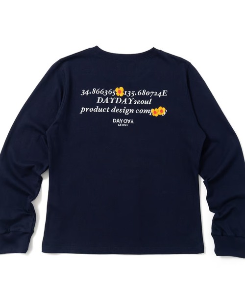 DAYDAY seoul tシャツ フラワーロゴ L/S Tシャツ レディース