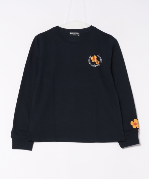 DayDay SEOUL stars logo tee ロンT black L DAYDAY seoul tシャツ フラワーロゴ L/S Tシャツ レディース