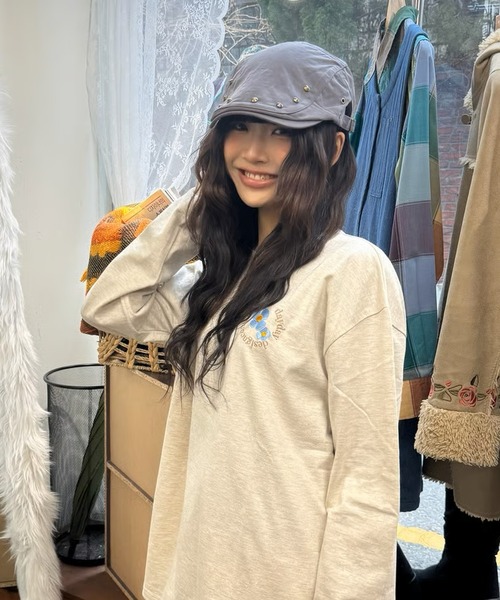 DAYDAY seoul tシャツ フラワーロゴ L/S Tシャツ レディース