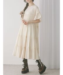 ワンピース ティアードティアードスリーブワンピース｜ZOZOTOWN Yahoo!店