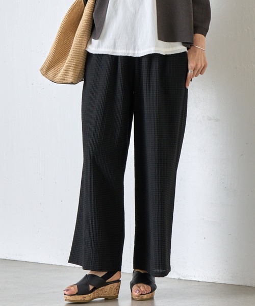 ビアズリー beardsley ワッフルチェックパンツ BEARDSLEY / ビアズリー 《3サイズ展開》リネンビッグチェック
