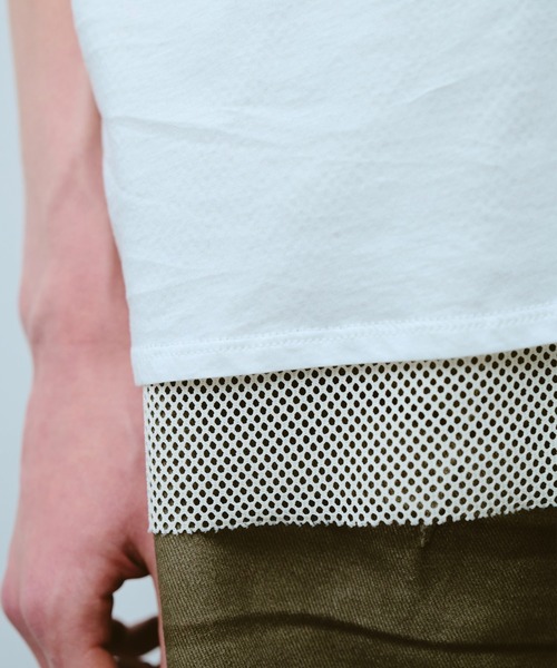 Camphor wood タンクトップ reversible layered sleeveless cutsew