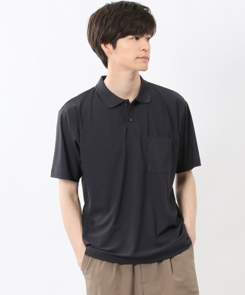 m.f.editorial ポロシャツ 「接触冷感 吸水速乾」m.f.
