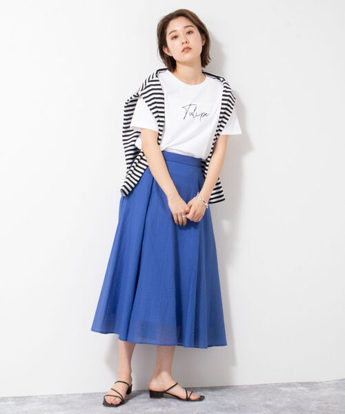 「NOLLEY'S」 半袖Tシャツ 38 ダークグリーン レディース