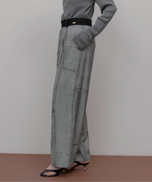 【タグ付新品】eimee law パンツ フリルデザイン 2タックパンツ Eimee Law│Eimee Law & LHELBIE