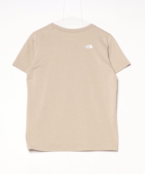 「THE NORTH FACE」 半袖Tシャツ X-LARGE ベージュ レディース