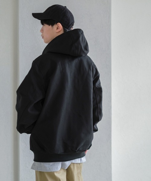 Carhartt ブラック ジップアップジャケット Carhartt 「Carhartt」 ジップアップブルゾン M ブラック メンズ