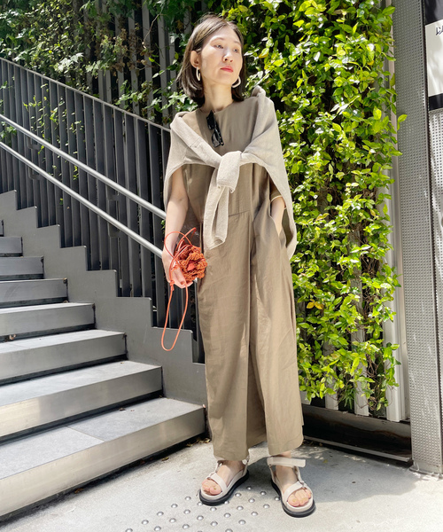 VERMEIL par iena バイオリネンストレッチオールインワン 36 VERMEIL