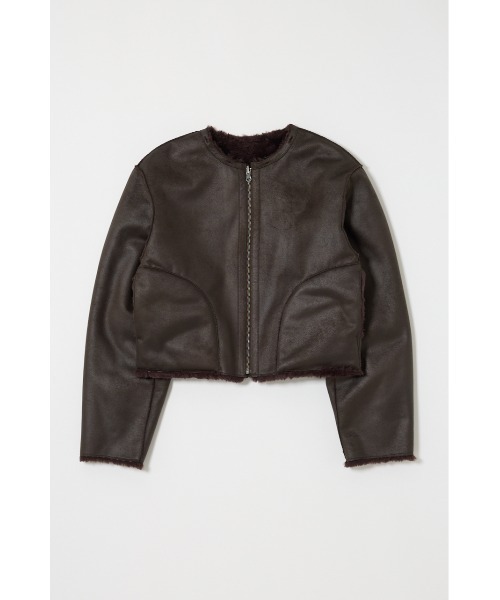 【MOUSSY】FAUX FUR ブルゾン MOUSSY】FAUX FUR ブルゾン 公式】MOUSSYのアウター(ブルゾン