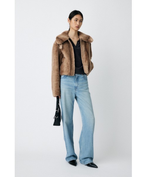 MOUSSY ブルゾン アウター 「25年AW新作」REVER FAUX ファー