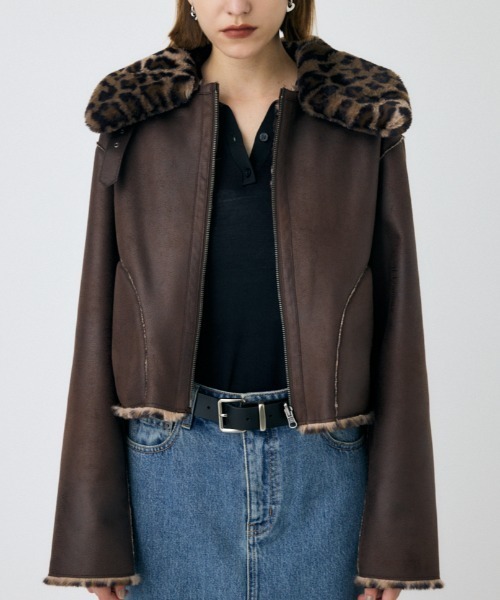 MOUSSY ブルゾン アウター 「25年AW新作」REVER FAUX ファー