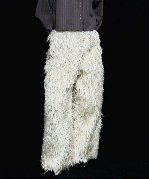 MAISON SPECIAL（メゾンスペシャル） パンツ Feather Pants/フェザー
