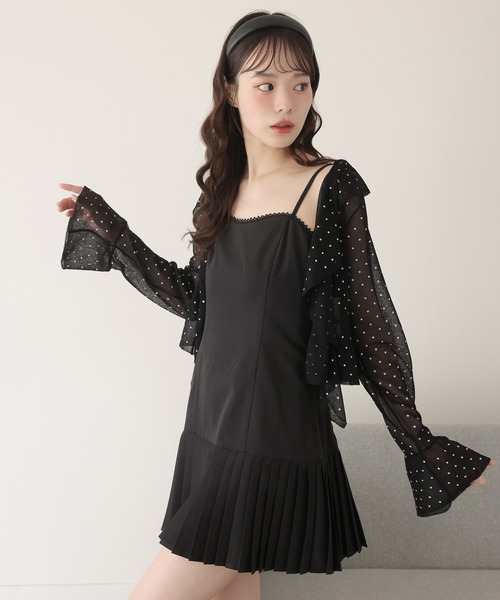 NICE CLAUP ワンピース Mサイズ one after another NICE CLAUP ワンピース サイズ展開あり/裾