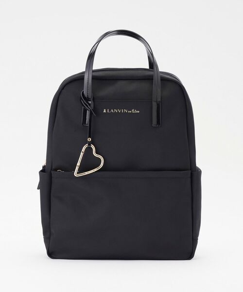 LANVIN en Bleu デイバック リュック マルク ハートカラビナリュック