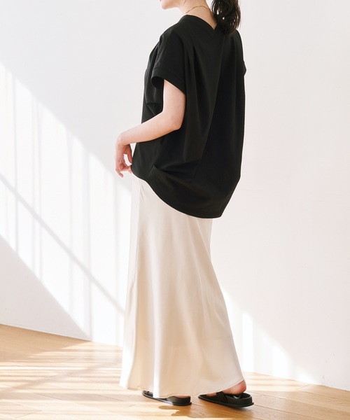 Emma Taylor（エマテイラー） 半袖ブラウス FREE サックスブルー