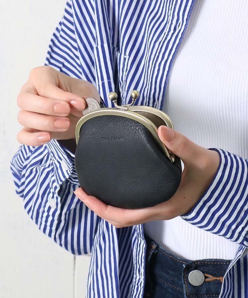 Bleu Bleuet（ブルーブルーエ） 財布 シボがま口コインケース