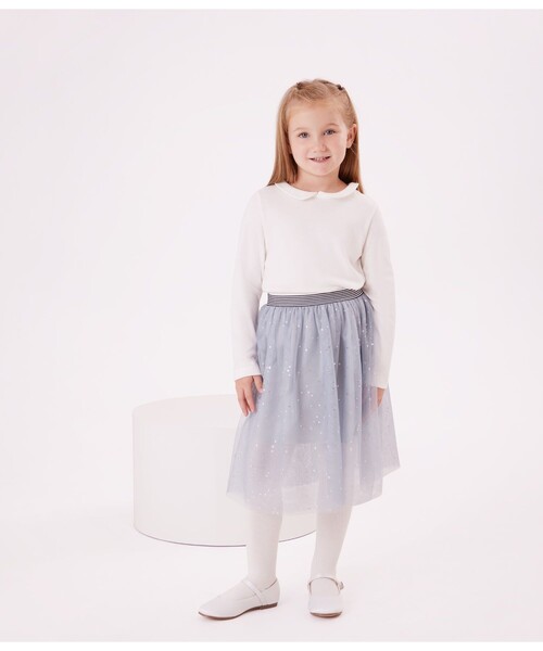 PETIT BATEAU（プチバトー） スカート チュールスカート キッズ 子供服 