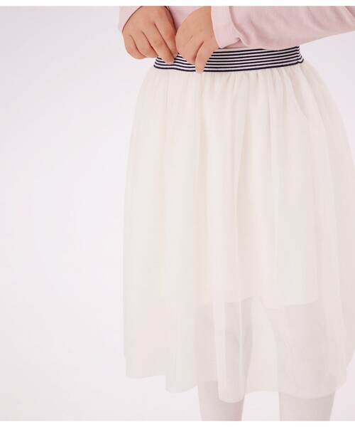 PETIT BATEAU（プチバトー） スカート チュールスカート キッズ 子供服 