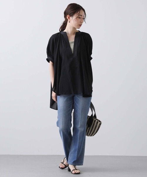 「Gready Brilliant」 半袖ブラウス FREE ブラック レディース_画像3