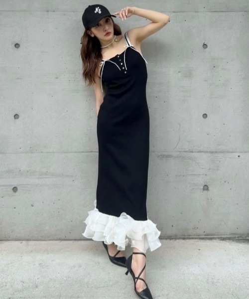 BABY ROSY LUCE ワンピース 90 ROSY LUCE（ロージールーチェ） ワンピース スイッチフリルワンピース