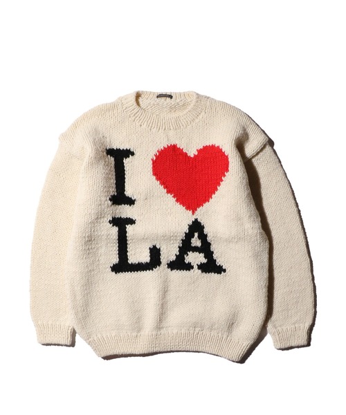 THRIFTY LOOK セーター ニット スリフティルック / ”I LOVE LA”HAND