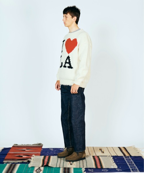 THRIFTY LOOK セーター ニット スリフティルック / ”I LOVE LA”HAND