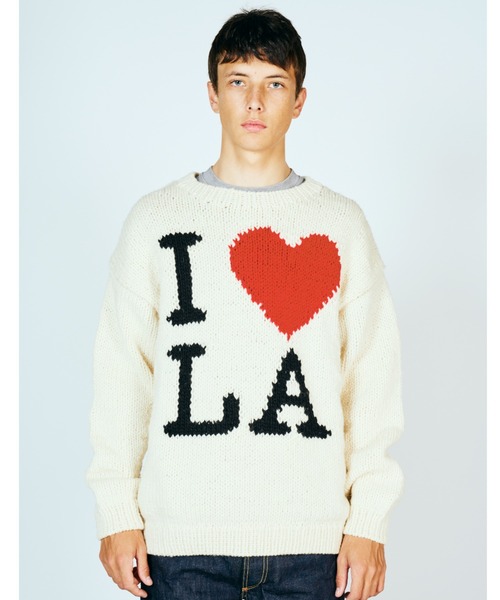 THRIFTY LOOK セーター ニット スリフティルック / ”I LOVE LA”HAND