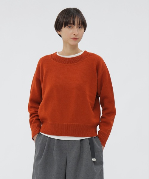 MHL.（エムエイチエル） ニット セーター WASHABLE PLAIN WOOL