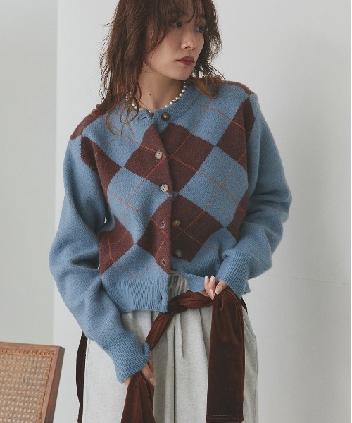 Godard Haberdashery アーガイルニット　セーター ad thie（アドティエ） ニット セーター アーガイル ニット